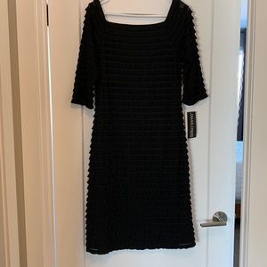 Frank Lyman, NWT, Size 12, Black Knee Length Dress
